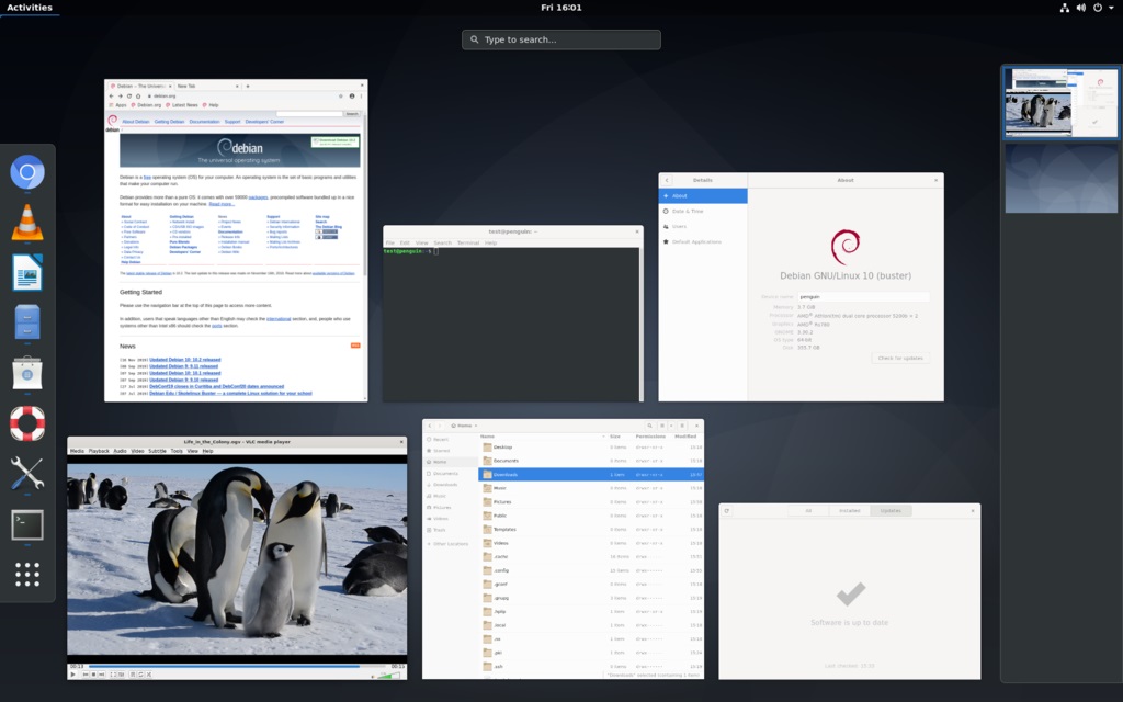 lines of code debian