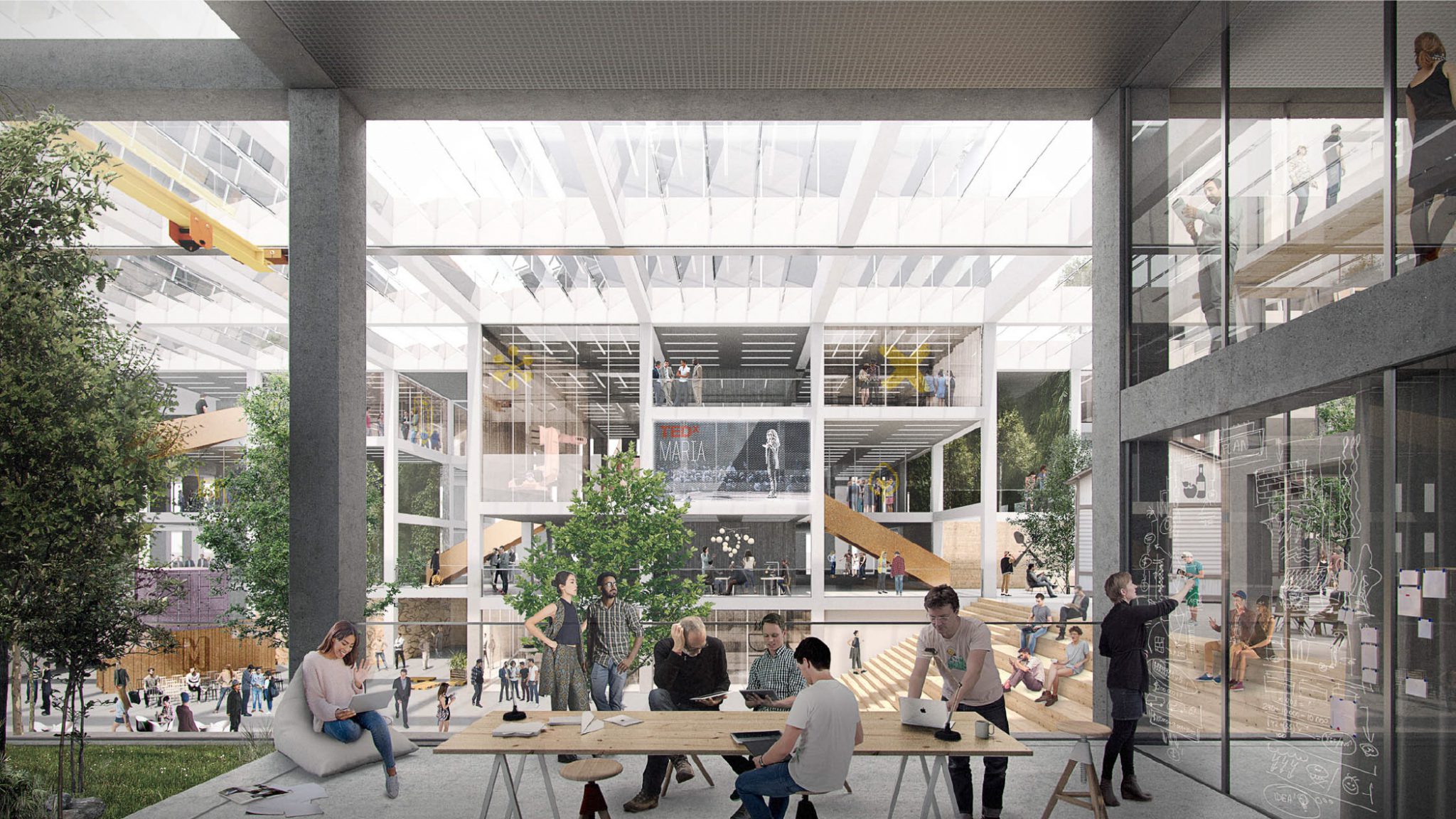 maria 01 startup campus concept by AOR architects