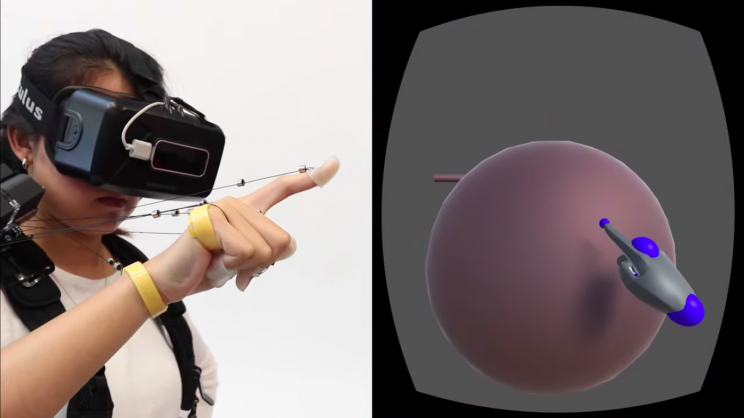Novel 'Marionette' Accessory Might Enable VR Users to Touch and Feel Objects Novel 'Marionette' Accessory Might Enable VR Users to Touch and Feel Objects