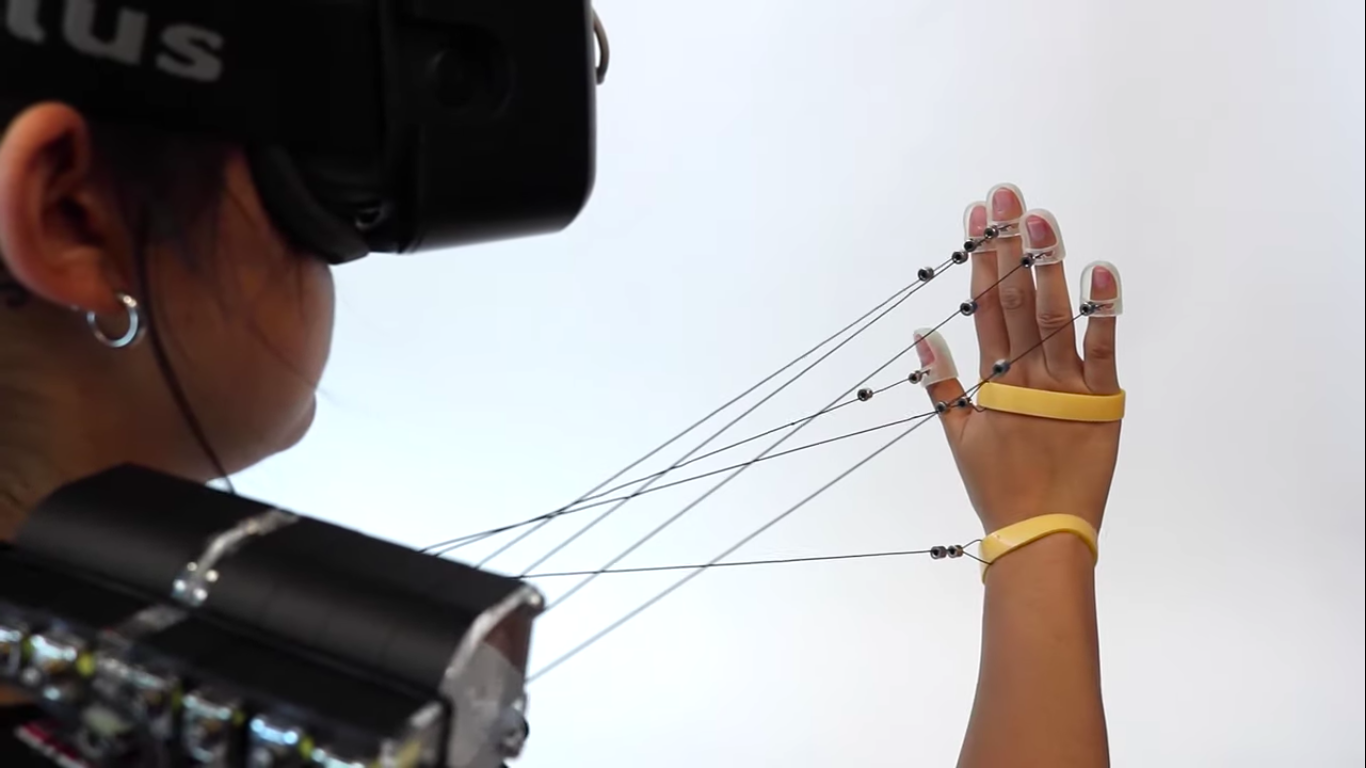 Novel 'Marionette' Accessory Might Enable VR Users to Touch and Feel Objects Novel 'Marionette' Accessory Might Enable VR Users to Touch and Feel Objects