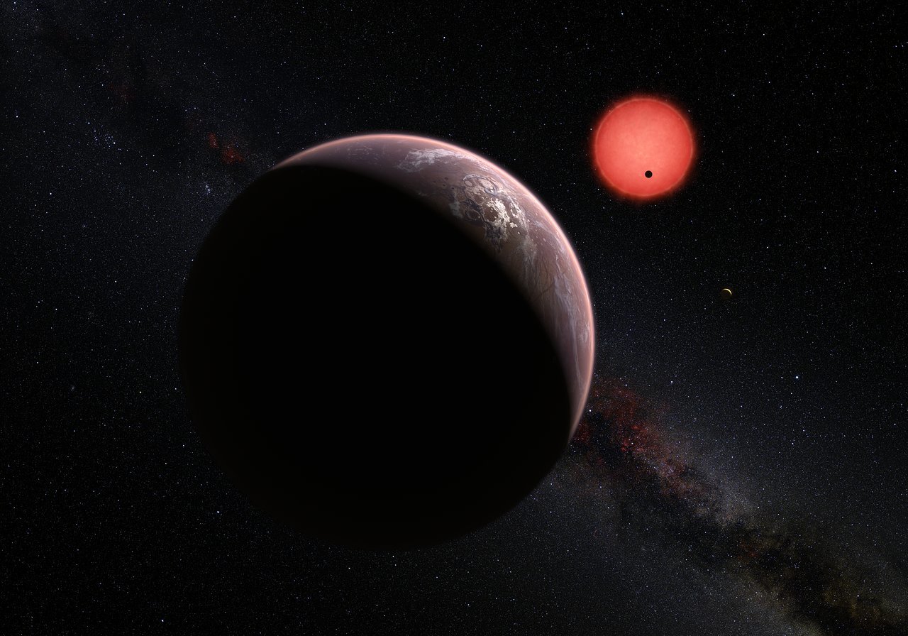 Artist rendering of TRAPPIST-1e (Credit: NASA) TRAPPIST-1e