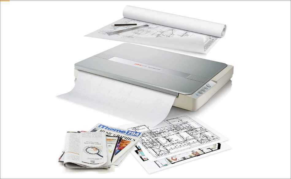 Plustek Flatbed Scanner White scanner