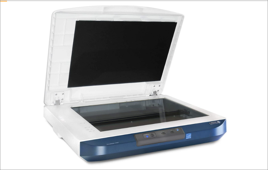 Xerox DocuMate Flatbed Scanner White flatbed scanner
