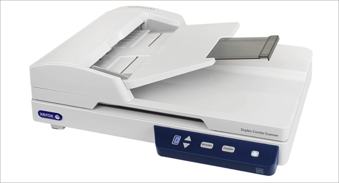 Xerox XD-COMBO Flatbed Scanner White flatbed scanner