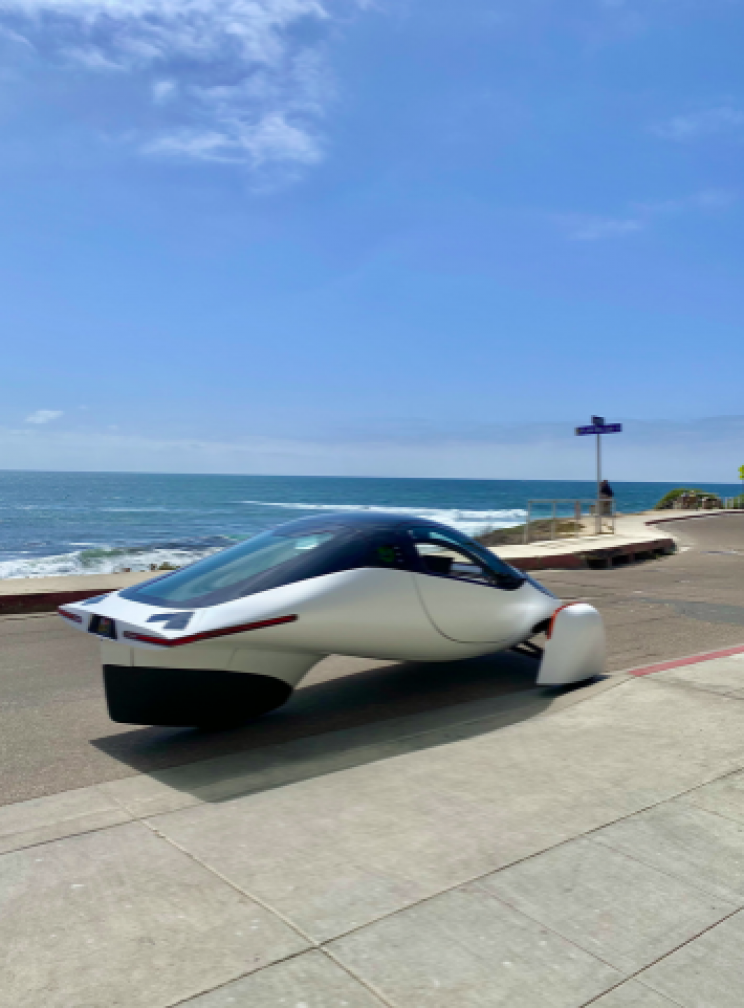 Meet Sol: Aptera's Three-Wheeled Solar-Powered EV in White Meet Sol: Aptera's Three-Wheeled Solar-Powered EV in White