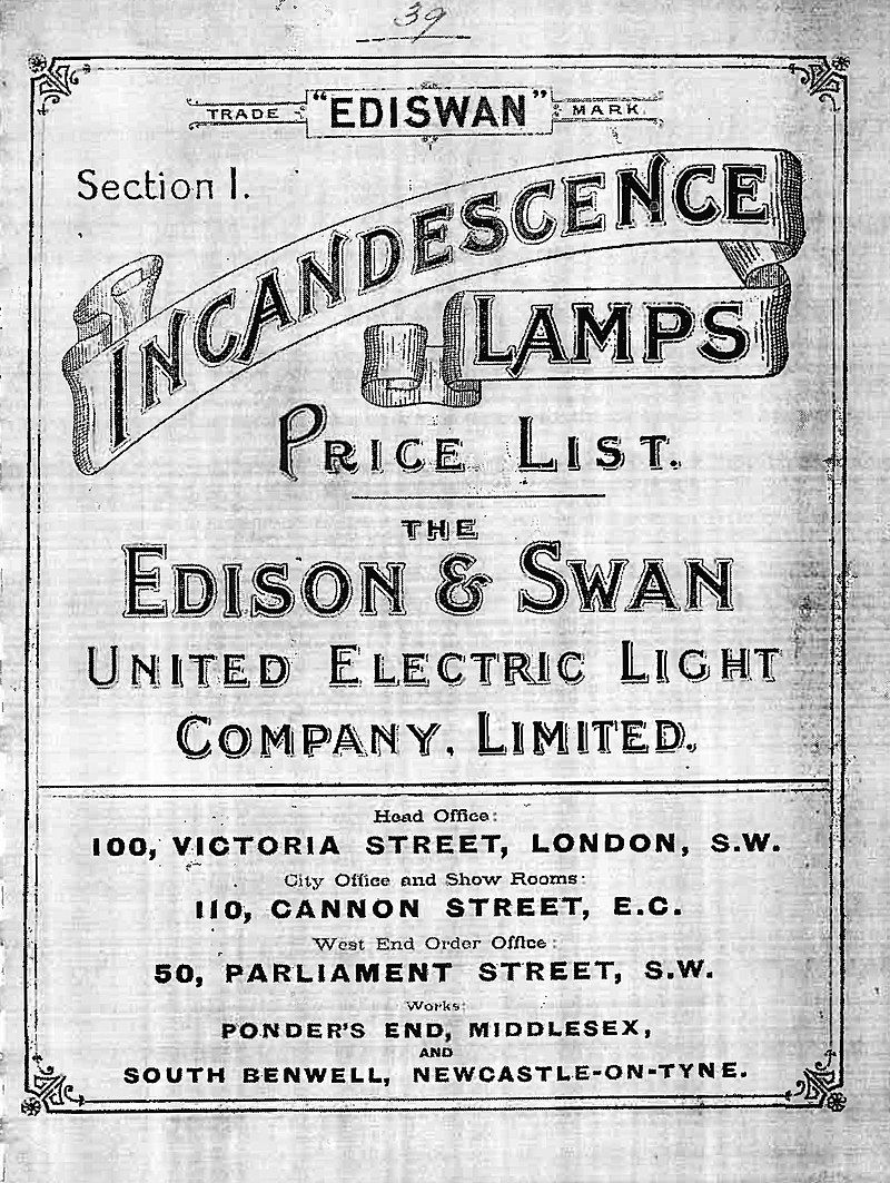 oldest light bulb ediswan