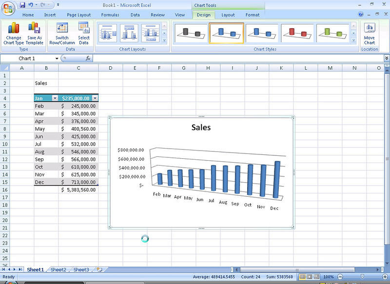 скриншот ярлыков Excel