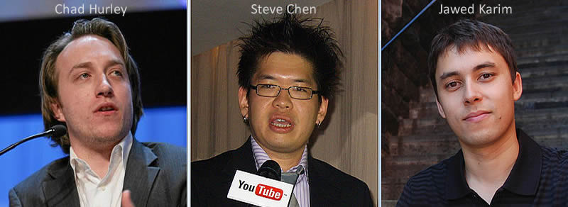 history of youtube founders