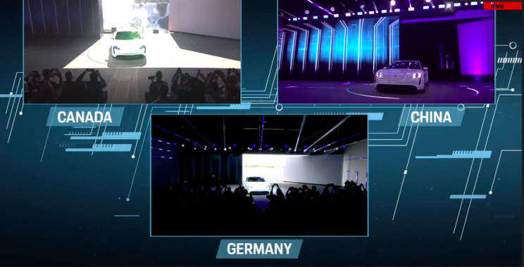World Premiere of Porsche's First All-Electric Sports Car: The Porsche Taycan