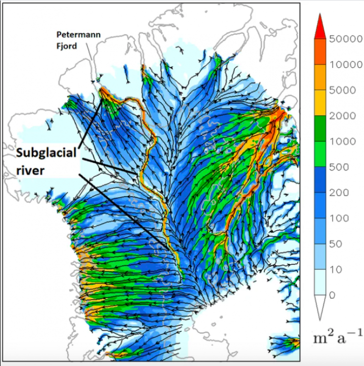 There Might Be a 620-Mile 'Dark River' Below Greenland's Ice Sheet There Might Be a 620-Mile 'Dark River' Below Greenland's Ice Sheet
