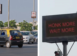 Brilliant Mumbai Police Test New Traffic Lights That Stay Red Longer When Drivers Honk