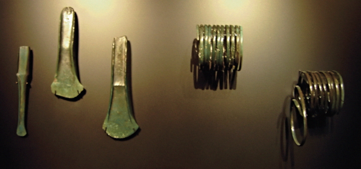 Nebra hatchets, chisel and bracelets Nebra hatchets, chisel and bracelets