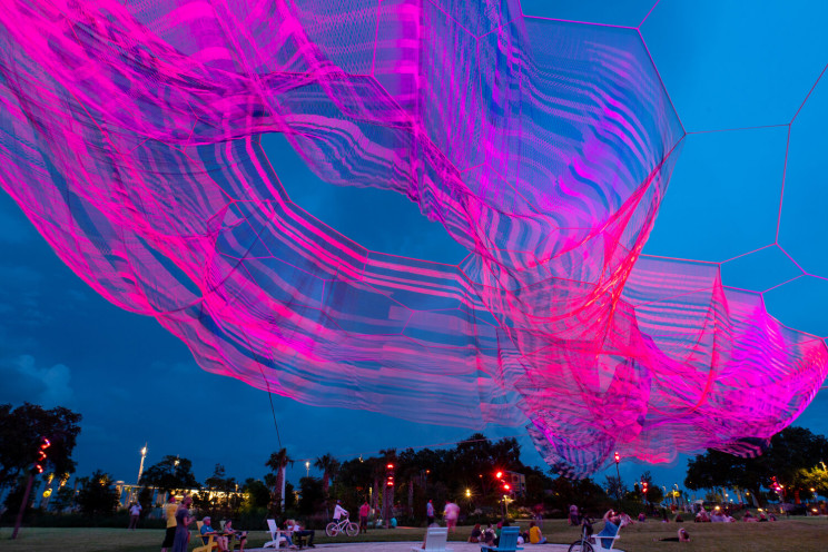 Beautiful Aerial Sculpture in Florida Recalls An Ugly Past Beautiful Aerial Sculpture in Florida Recalls An Ugly Past