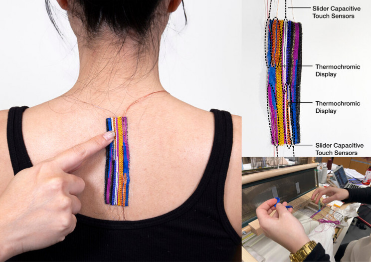 On-Skin Wearable Technology Combined With Traditional Weaving On-Skin Wearable Technology Combined With Traditional Weaving