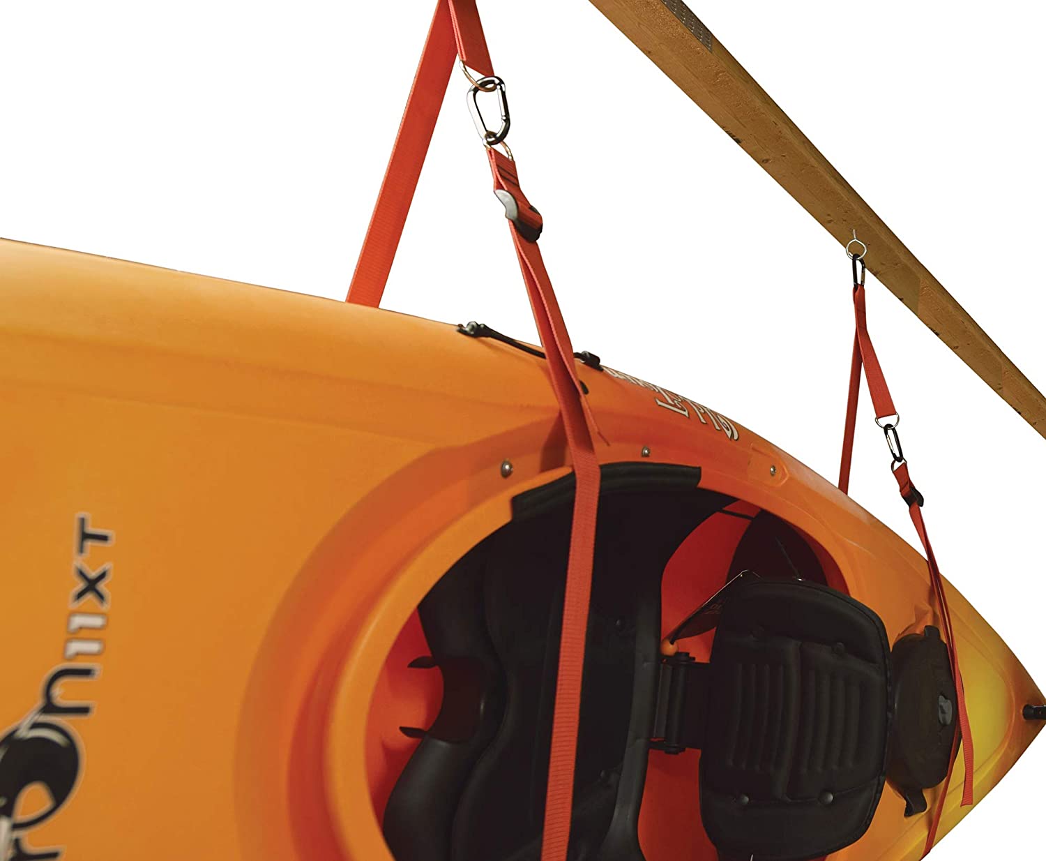 garage organizing kayak