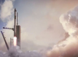 Elon Musk Tweets Simulation of the First Crewed Falcon 9 Flight
