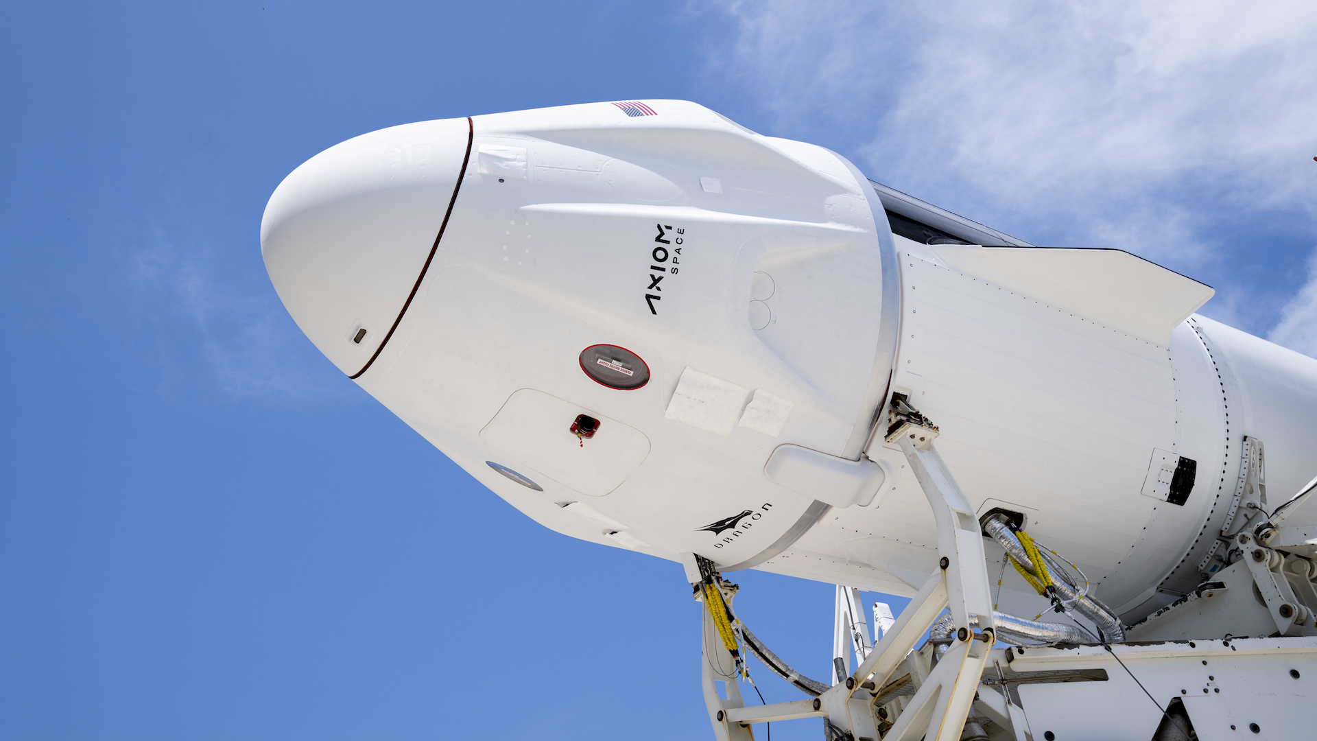 Ax 1 Mission launch: SpaceX rolls Falcon9 rocket and Crew Dragon out to ...