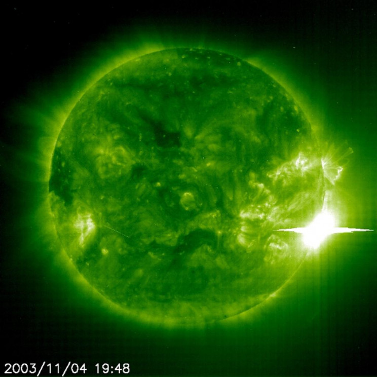 solar storms 2003