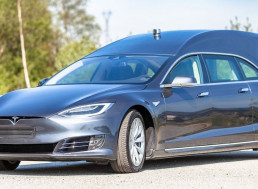 A Tesla Model S Has Been Rebuilt as a Hearse and Costs over $200,000