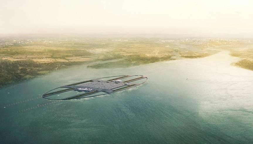 futuristic airports London Britannia