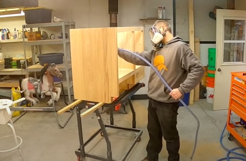 diy vanity clear finish