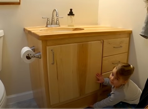 diy vanity complete