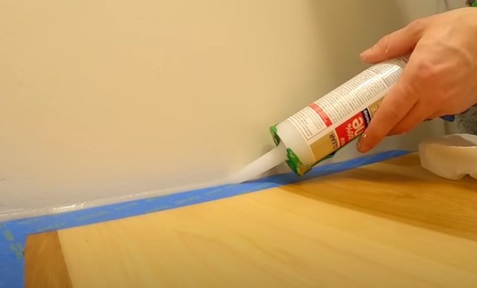 diy vanity sealant