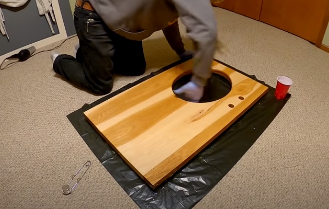 diy vanity epoxy resin