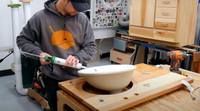 diy vanity sink bowl