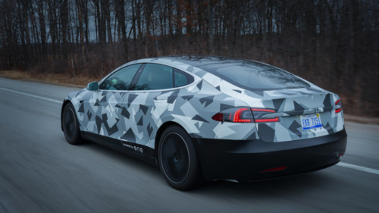 A Prototype Battery Pack Powers Tesla Model S for 752 Miles on a Single Charge