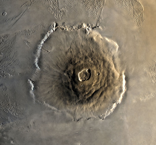 Viking 1 image of Olympus Mons Viking 1 image of Olympus Mons