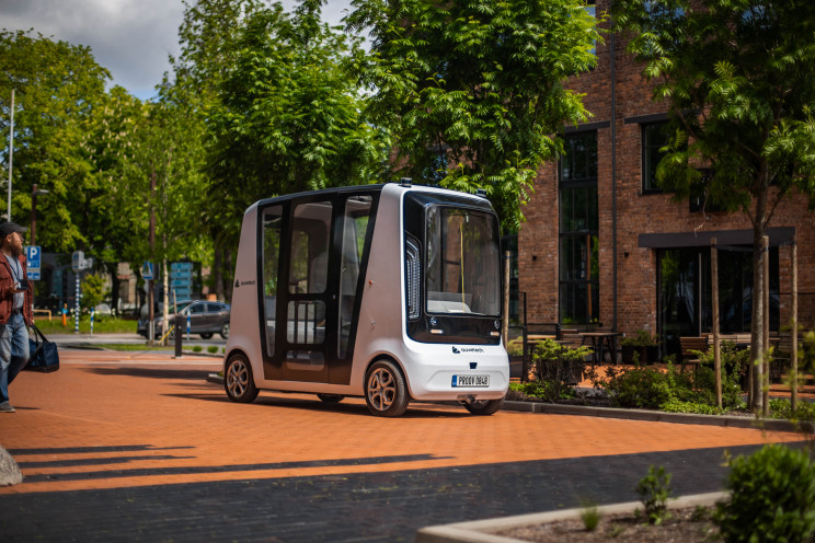 autonomous electric shuttle developed by Auve Tech and Tallinn University of Technology