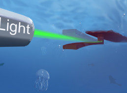 Check Out This Soft-bodied, Light-powered Swimming Robot