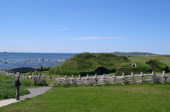 Viking house at L'Anse aux Meadows Viking house at L'Anse aux Meadows