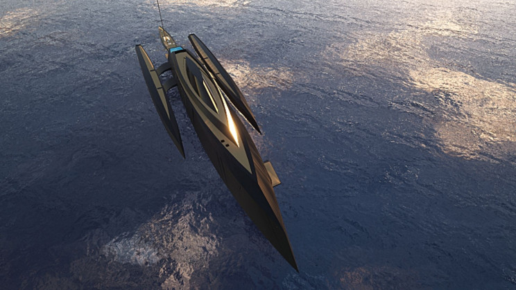 The Sly, 252-Foot 'Bond Girl' Trimaran Is More Than Just a Pretty Face