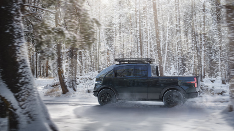 Canoo's New Electric Pickup Inverts Cybertruck's Design Aesthetic Canoo's New Electric Pickup Inverts Cybertruck's Design Aesthetic
