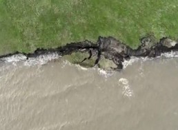 Drone Surveys Reveal a Retreat of Arctic Coastline of up to a Meter a Day
