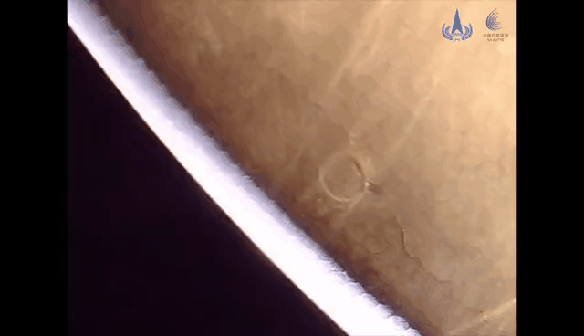 China’s Zhurong Rover Beams Back Its First Mars Images China’s Zhurong Rover Beams Back Its First Mars Images