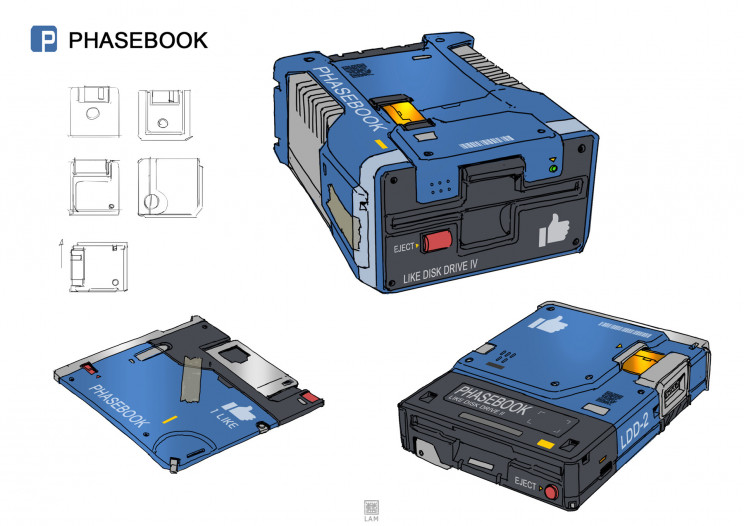 Artist Reimagines Social Media Platforms as Analog Anime Technology