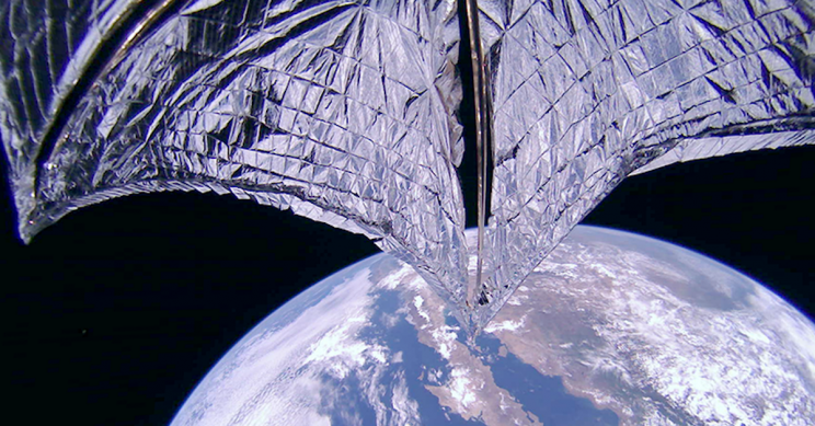 LightSail 2: First Images Released from Fully Deployed Solar Sail