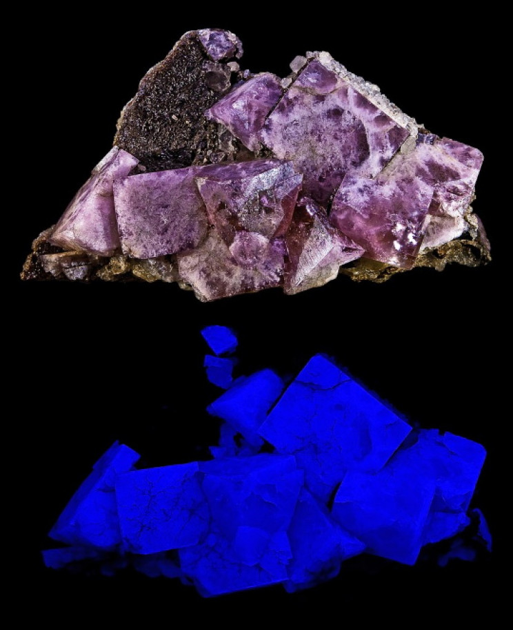 Fluorite fluorescing Fluorite fluorescing