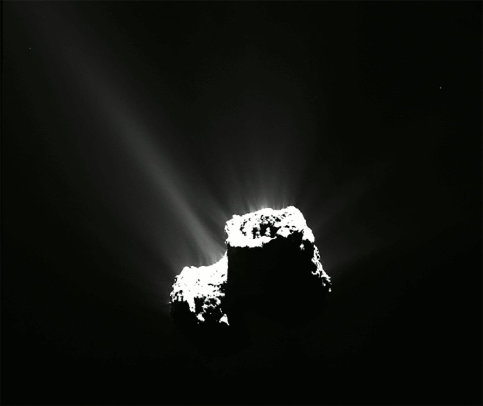 ESA Discovers Comet With Aurora Lights ESA Discovers Comet With Aurora Lights