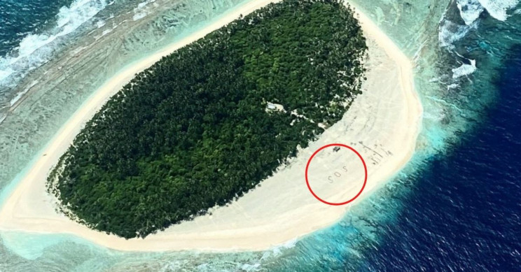 SOS Signal Saves Stranded Mariners From Uninhabited Island SOS Signal Saves Stranded Mariners From Uninhabited Island