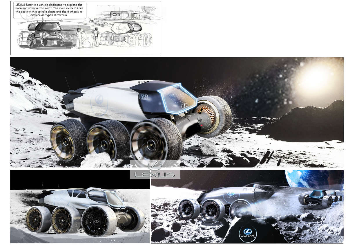 Lexus Concept Designs Show What Lunar Transportation Could Look Like Lexus Concept Designs Show What Lunar Transportation Could Look Like