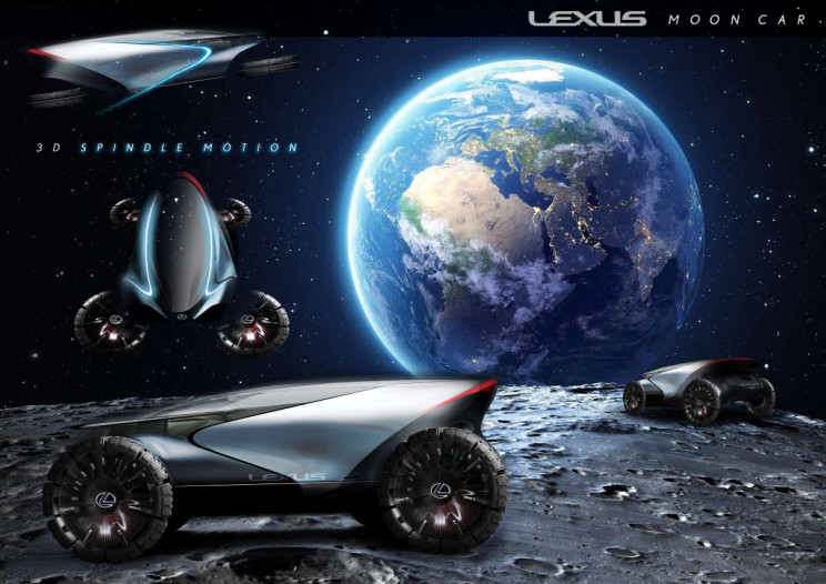Lexus Concept Designs Show What Lunar Transportation Could Look Like