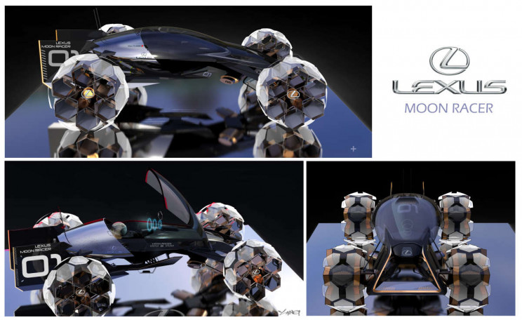 Lexus Concept Designs Show What Lunar Transportation Could Look Like