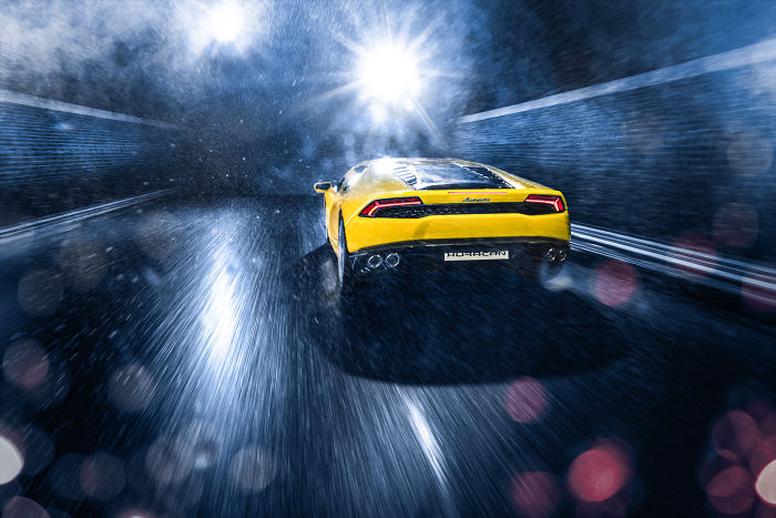Car Photographer Does a Realistic Photoshoot With a Toy Car out of Boredom Car Photographer Does a Realistic Photoshoot With a Toy Car out of Boredom