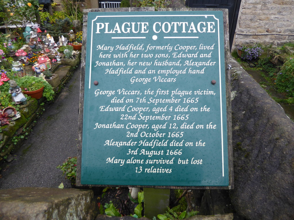 plauge-cottage-information-board-eyam-uk Plague Cottage Information Board Eyam UK