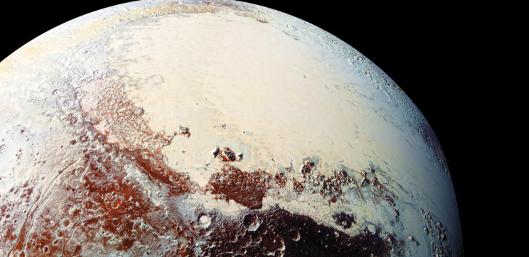 pluto is giant dirty snowball