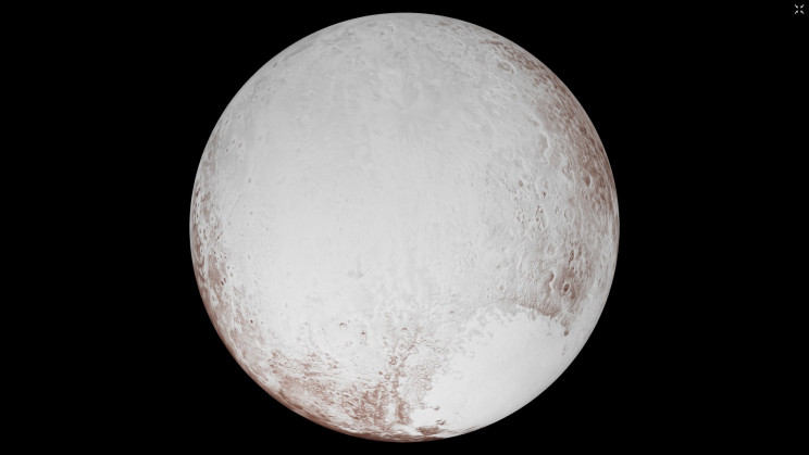 snow on Pluto